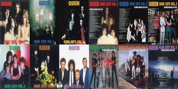 画像1: Q5■Queen Rare CutsVol.1〜Vol.6 (1973-1995) MP3CD (1)