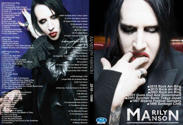 画像1: ブルーレイ マリリン・マンソン 1996-2018 Marilyn Manson Blu-ray (1)