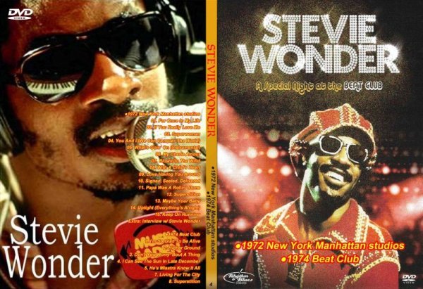 画像1: 4 スティービー・ワンダー 1972 NY●1974 BeatClub Stevie Wonder DVD (1)