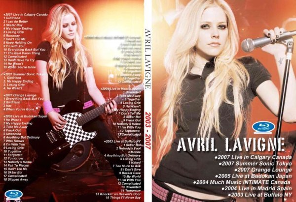 画像1: ブルーレイ アヴリル・ラヴィーン 2003-2007 Avril Lavigne Blu-ray (1)