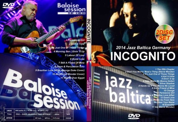 画像1: インコグニート 2枚 2014 Jazz Baltica●2013 Baloise Incognito DVD (1)