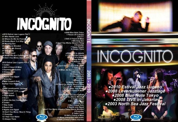 画像1: ブルーレイ インコグニート 2003-2010 Incognito Blu-ray (1)