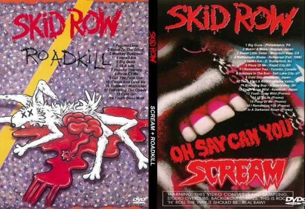 画像1: スキッドロウ SCREAM + ROADKILL Skid Row DVD  (1)