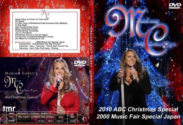 画像1: マライアキャリー2010クリスマス+2000 Music Fair Mariah Carey DVD (1)