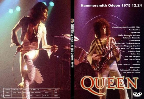 画像1: 17 クイーン 1975 ハマースミスオデオン高画質 Queen DVD (1)