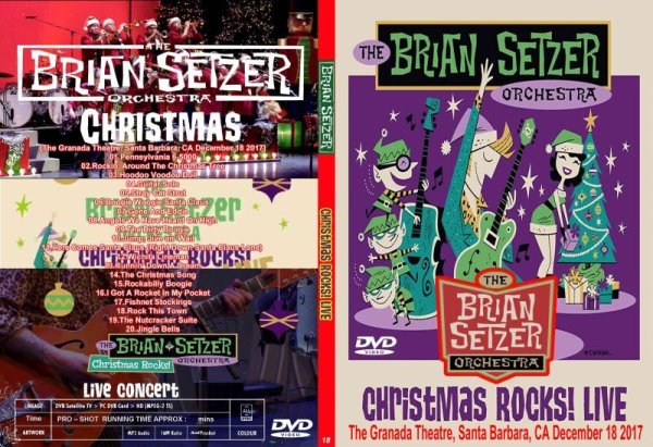画像1: 18 The Brian Setzer Orchestra 2017 Christmas Rocks Stray Cats DVD (1)