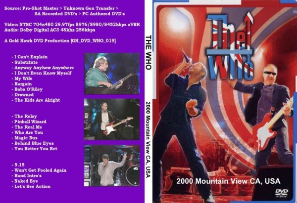画像1: The Who 2000 Mountain View DVD (1)