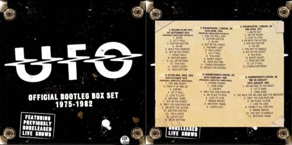 画像1: U5■UFO - Official Bootleg (1975-1982) MP3CD (1)