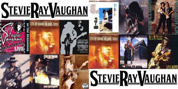 画像1: S30■スティーヴィー・レイ・ヴォーン Stevie Ray Vaughan Discography MP3CD (1)