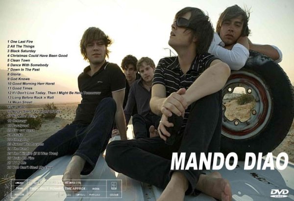 画像1: マンドゥ・ディアオ 2021 全高画質プロモ MANDO DIAO DVD (1)