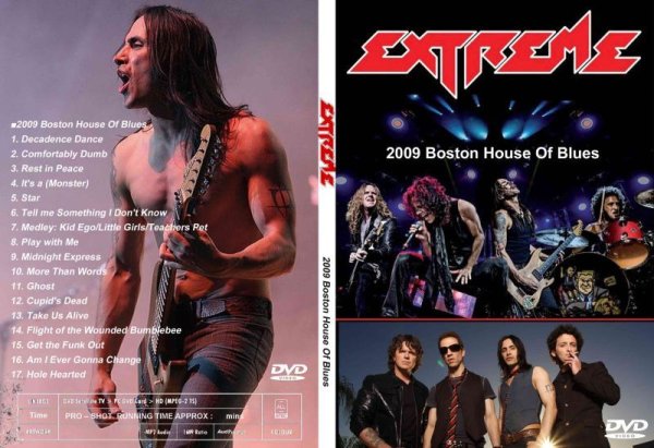 画像1: エクストリーム 2009 Boston House Of Blues EXTREME DVD (1)