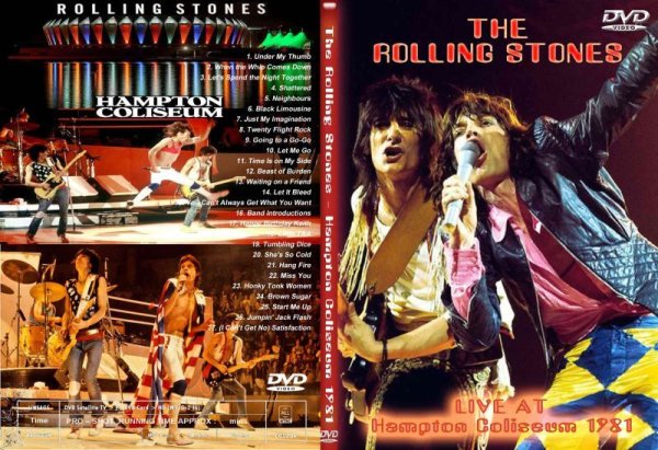 画像1: ローリング・ストーンズ 1981 Hampton Coliseum Rolling Stones DVD (1)