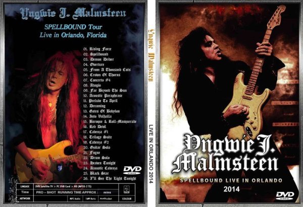 画像1: イングヴェイ・マルムスティーン 2014 Orlando Yngwie Malmsteen DVD (1)