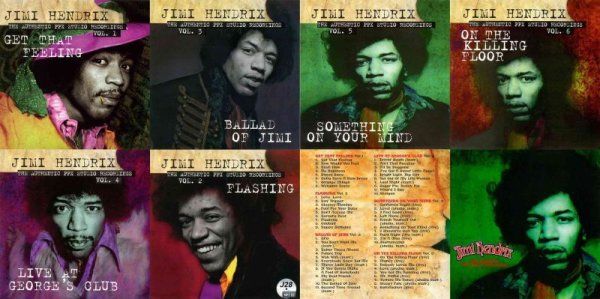 画像1: J28■Jimi Hendrix The Complete PPX Studio Recordings MP3-CD (1)
