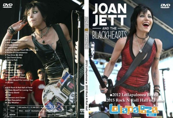 画像1: ジョーン・ジェット 2012＋2015ロックの殿堂 JOAN JETT DVD (1)