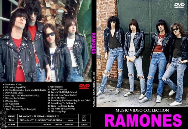 画像1: ラモーンズ 全高画質プロモ集 Ramones DVD (1)