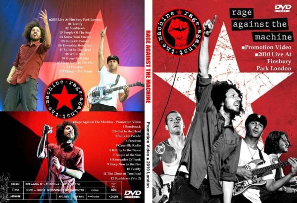 画像1: Rage Against The Machine プロモ集＋2010年ロンドン DVD (1)