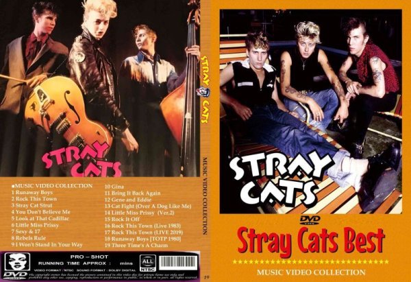 画像1: 19 ストレイキャッツ 高画質プロモ集 STRAY CATS DVD (1)