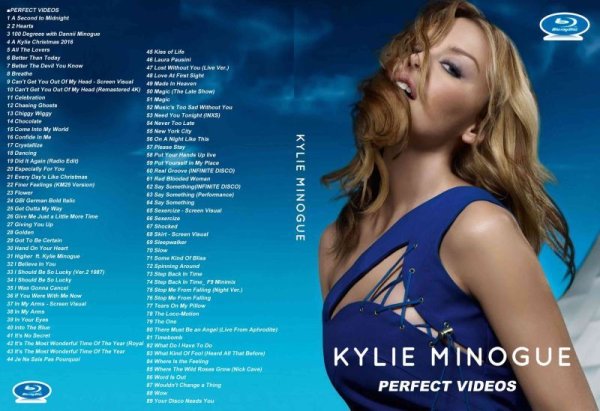画像1: ブルーレイ カイリーミノーグ 2021 高画質プロモ 89曲 Kylie Minogue Blu-ray (1)