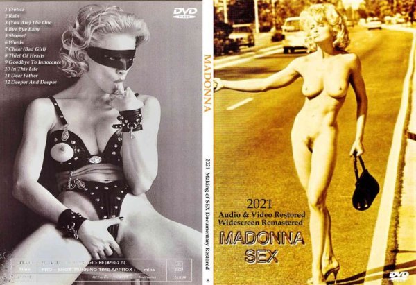 画像1: 8 マドンナ 写真集SEXビデオ 2021復元盤 Madonna DVD (1)