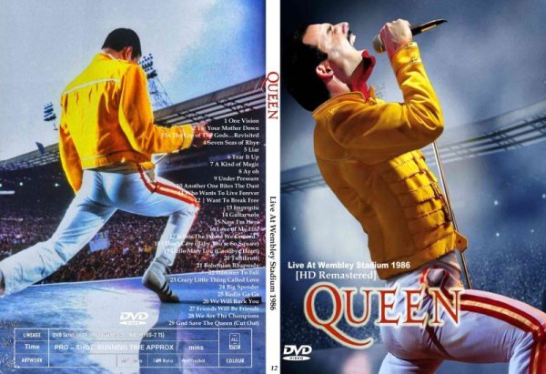 画像1: 12 Queen Wembley Stadium 1986 [HD Remastered] DVD (1)