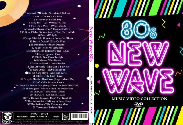 画像1: 52▼NEW WAVE 80s 高画質プロモ集 80年代ニュー・ウェイヴ DVD (1)
