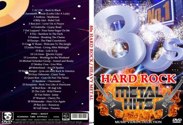 画像1: 54▼80s HARD ROCK METAL ハードロック メタル DVD (1)