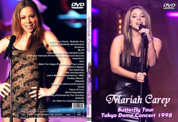 画像1: マライアキャリー1998 東京ドーム Mariah Carey DVD (1)