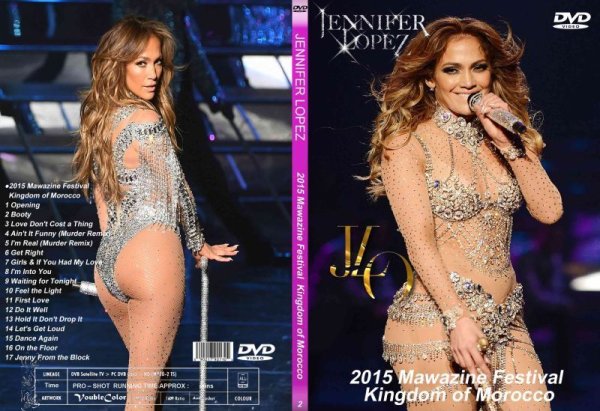 画像1: ジェニファー・ロペス(2) 2015 モロッコ王国 Jennifer Lopez DVD (1)