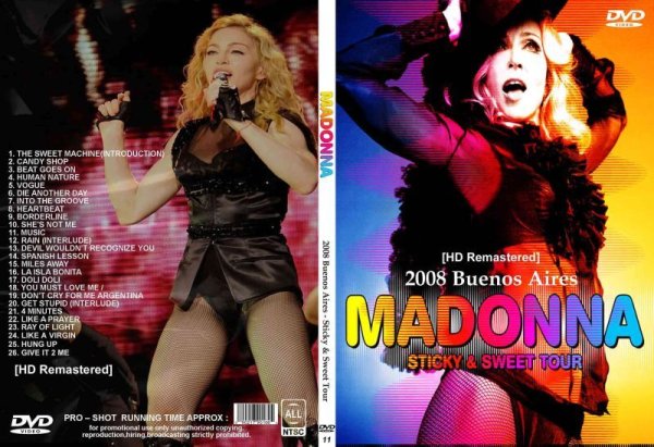 画像1: 11 マドンナ 2008ブエノスアイレス HD画質 Sticky & Sweet Madonna DVD (1)