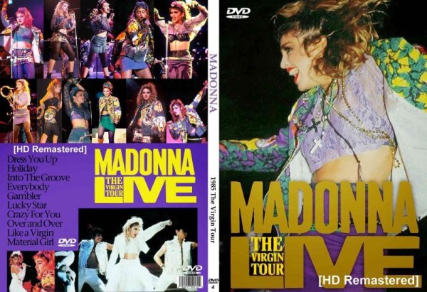 画像1: 4 マドンナ 85年Virgin Tour HD画質リマスターMadonna DVD (1)