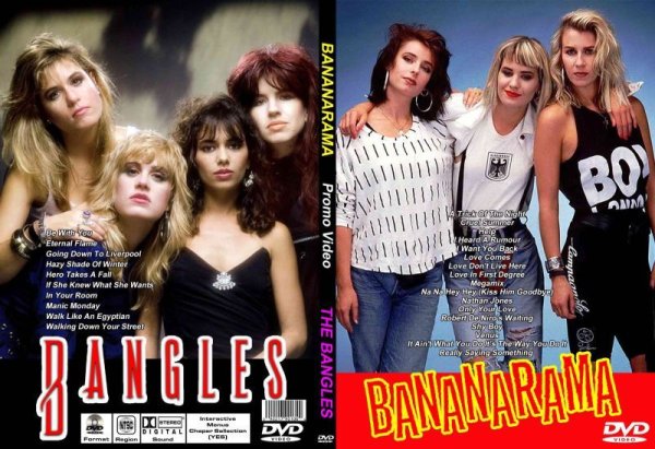画像1: ●バナナラマ●バングルズ 高画質プロモ集 Bananarama THE BANGLES DVD (1)