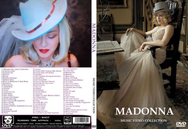 画像1: マドンナ 2枚 2022プロモ集77曲 Madonna DVD (1)