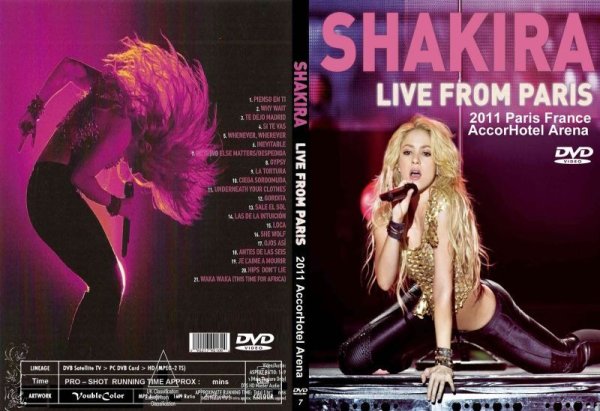 画像1: シャキーラ(7) 2011 Paris France Shakira DVD (1)