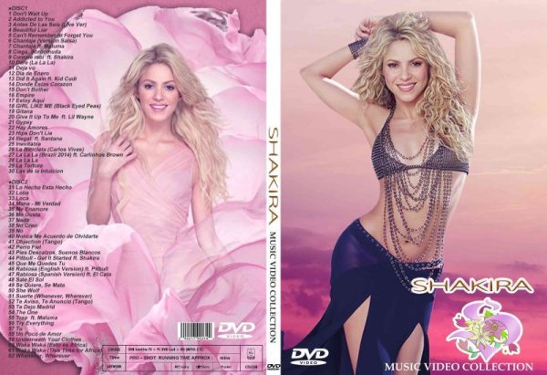 画像1: シャキーラ 2枚 2021 高画質プロモ集 Shakira DVD (1)
