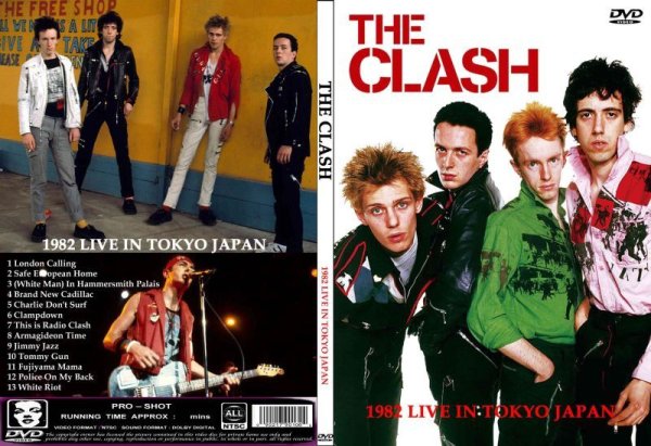 画像1: THE CLASH 1982 東京 リマスター盤 DVD (1)