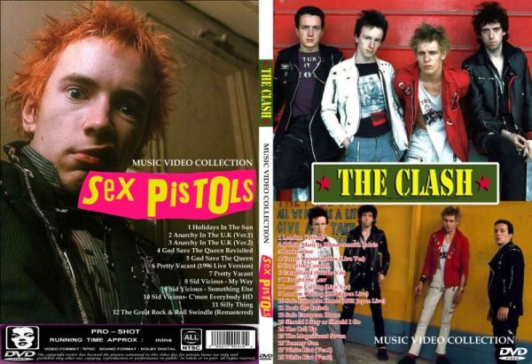 画像1: The Clash ★ Sex Pistols 高画質プロモ DVD (1)