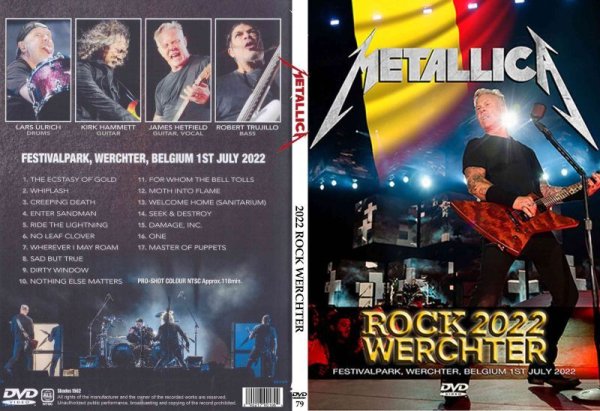 画像1: 79 メタリカ 2022 Rock Werchter Metallica DVD (1)