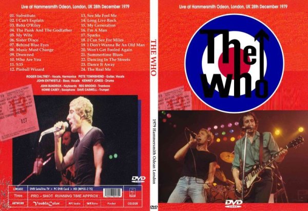 画像1: The Who 1979 Hammersmith Odean DVD (1)
