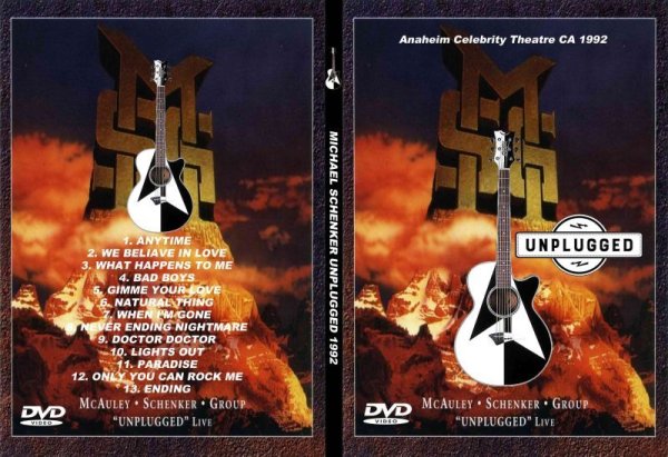 画像1: マイケルシェンカー アンプラグド 1992 Michael Shenker MSG DVD (1)