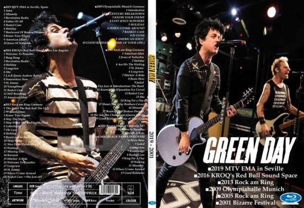 画像1: ブルーレイ Green Day 2019－2001 ライブ集 Blu-ray (1)