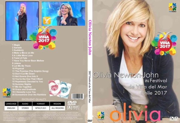 画像1: オリビアニュートンジョン 2017 Festival de Vina Olivia Newton John DVD (1)