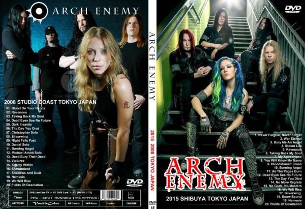 画像1: 18 アーチ・エネミーDL 2015 2008 東京 ARCH ENEMY DVD (1)