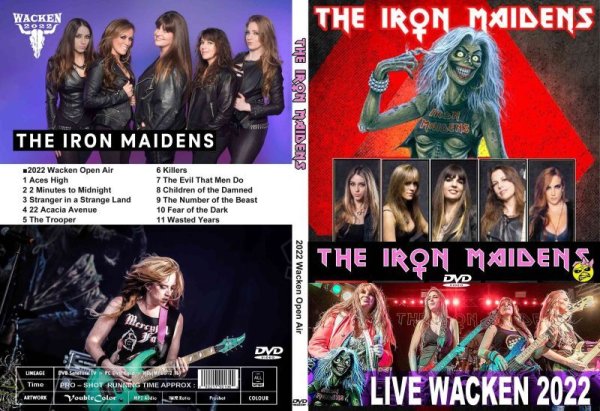 画像1: 女 THE IRON MAIDENS 2022 Wacken アイアンメイデンズ DVD (1)