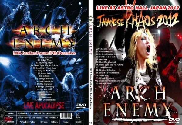 画像1: 12 アーチ・エネミー 2004 London●2012東京 Arch Enemy DVD (1)