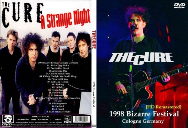画像1: キュアー1998 Bizarre Fest The CURE DVD (1)