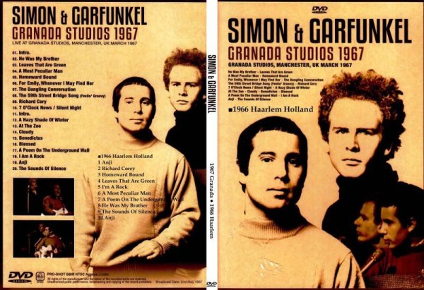 画像1: Simon & Garfunkel 1967 Granada●1966 Haarlem DVD (1)