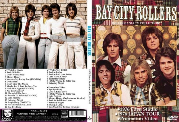 画像1: 2 Bay City Rollers 1976Eden●JAPANプロモ DVD (1)
