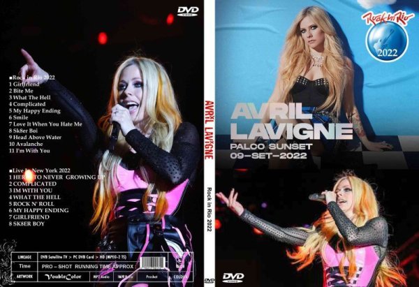 画像1: アヴリル・ラヴィーン Rock in Rio 2022 Avril Lavigne DVD (1)