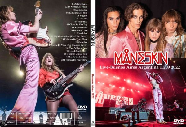 画像1: 5 マネスキン 2022 Buenos Aires Maneskin DVD (1)